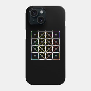 Spiritual Geometry / Points and Squares Phone Case