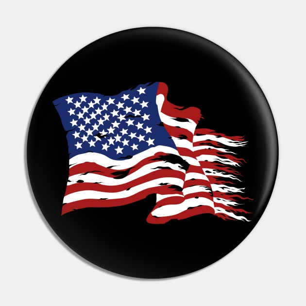 American Flag Pin by busines_night