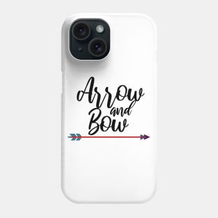 Archery arrow and bow Phone Case