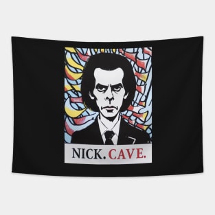 Nick Cave Portrait Poster - "Nick Cave: A Musical Odyssey" Tapestry