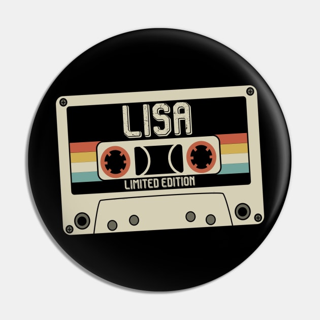 Lisa - Limited Edition - Vintage Style Pin by Debbie Art