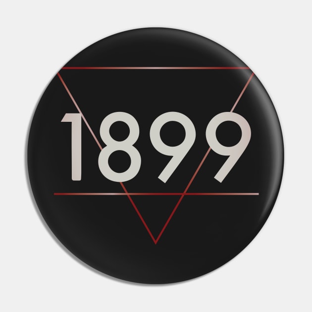 1899 Red Logo Pin by FattoAMano