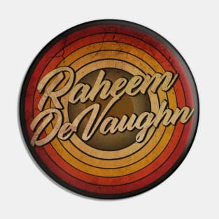 arjunthemaniac,circle retro faded Raheem DeVaughn Pin