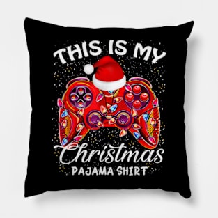 Gaming Family Matching Christmas Group Funny Gamer Pajama Pillow