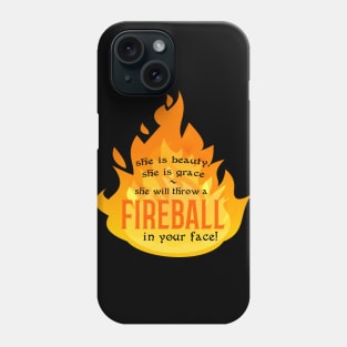 Fireball in Your Face DnD Wizard Sorcerer Shirt | Dungeons and Dragons RPG Shirt | D&D T-Shirt | DnD Gifts | RPG Gifts Phone Case