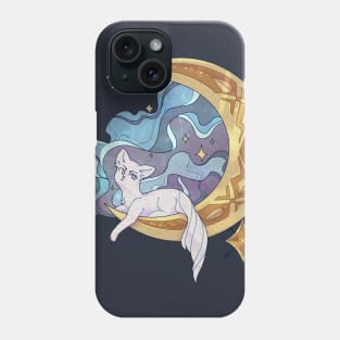 Сat on the moon Phone Case