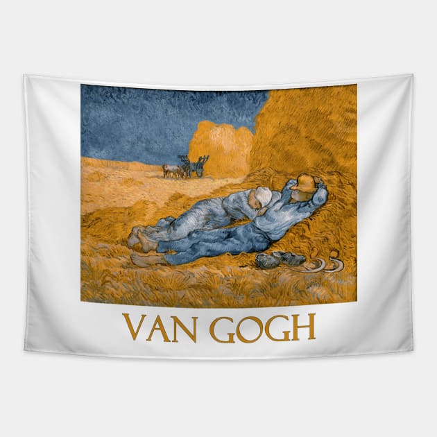 The Midday Rest by Vincent van Gogh Tapestry by Naves