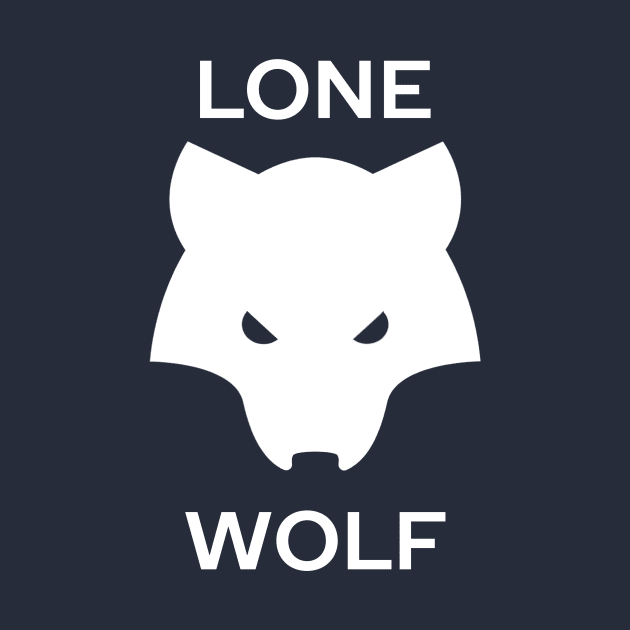 Lone Wolf Introvert T-Shirt by happinessinatee