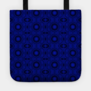 Blue "Mouth" Columns Tote