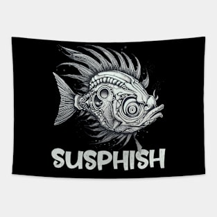 Susphish Sinister Fish Tapestry