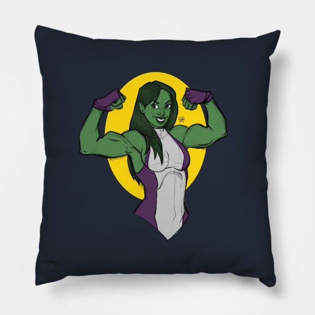 Flex Appeal Pillow by artofplo