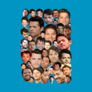 The many faces of Misha Collins T-Shirt