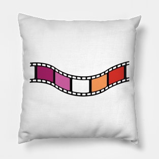 Film Strip - Lesbian Pride Pillow