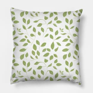 Leaf pattern, Seamless pattern with leaves Pillow