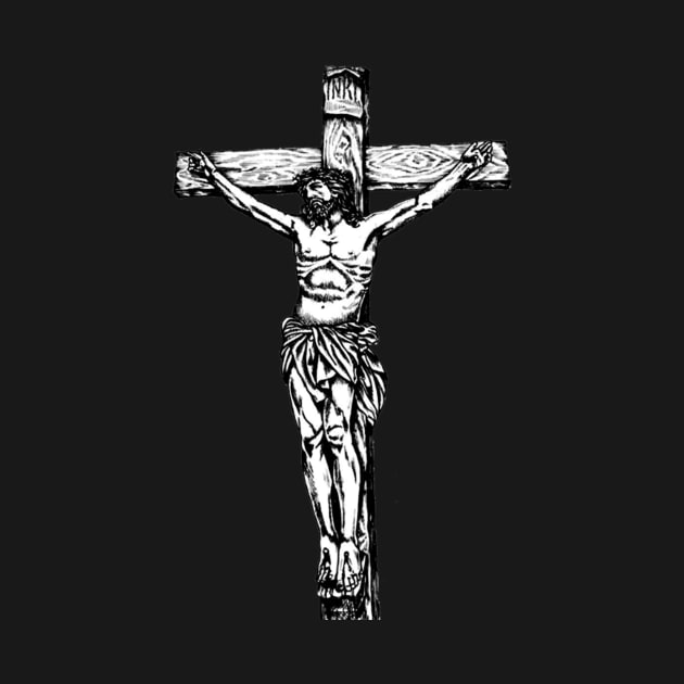 Jesus Christ Cross Christian Design by Utopia Shop