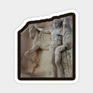 Mythical Horse Creature Ancient Statue Aphrodisias Cut Out Magnet