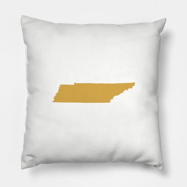 Vanderbilt Gold Pillow by AdventureFinder