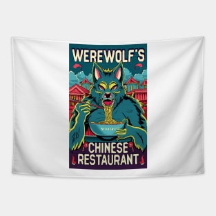 Werewolf's Chinese Restaurant - Design 3 Tapestry