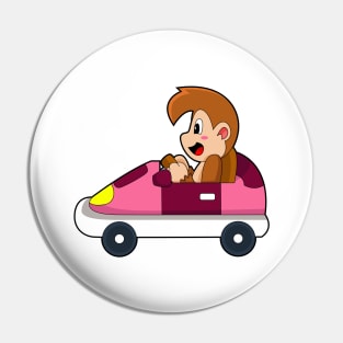 Monkey Car Pin