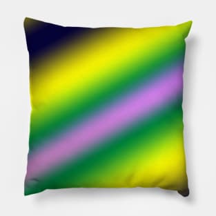 yellow green blue abstract texture Pillow