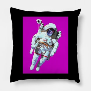 astronaut cat pop art Pillow