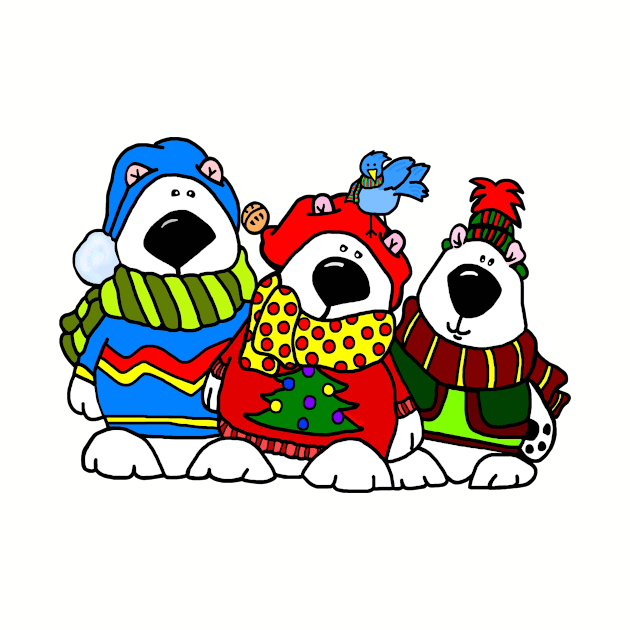 Christmas Bear Buddies by imphavok