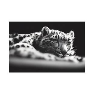 Tired Cute leopard lying down T-Shirt