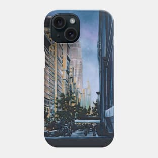 A Moment Hush in the City Limits, New York City Phone Case