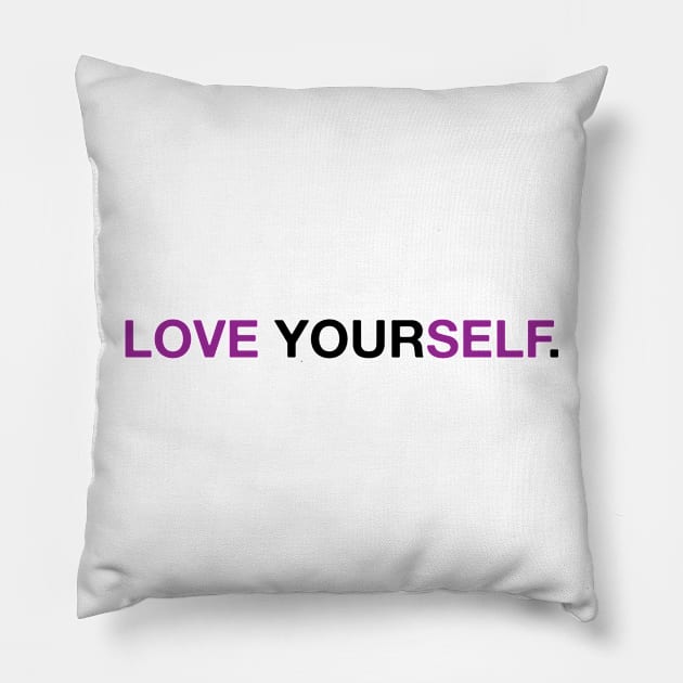 Love Yourself Pillow by Marija154