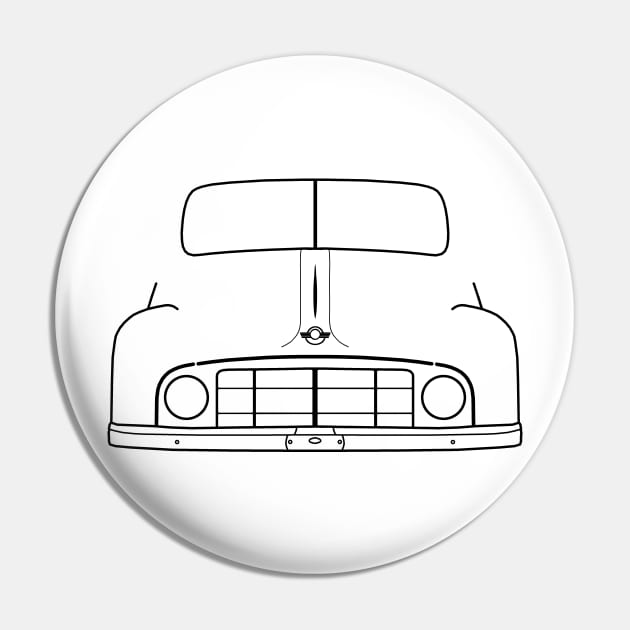 Morris Minor MM classic car outline (black) Pin by soitwouldseem