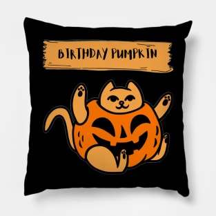 Birthday Pumpkin October Birthday Libra Scorpio Pillow