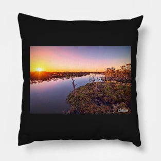 Sunrise over the River Murray Pillow