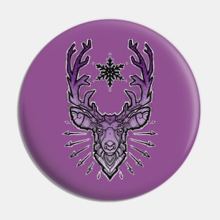 purple deer Pin