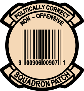 Politically Correct Non-Offensive Squadron Patch Magnet