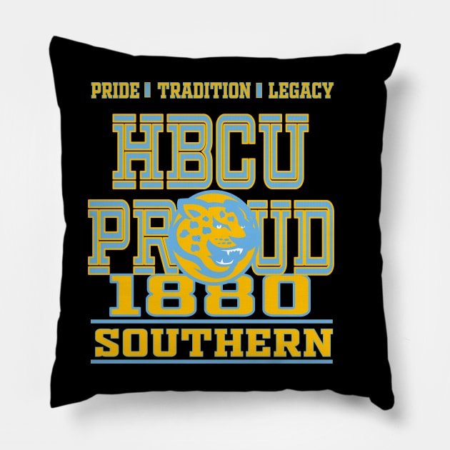 Southern 1880 University Apparel Pillow by HBCU Classic Apparel Co