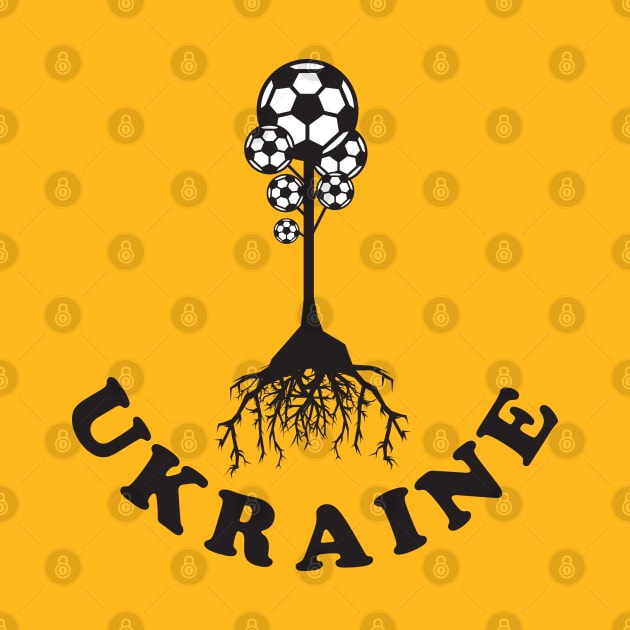 Ukraine Soccer Tree by Rayrock76
