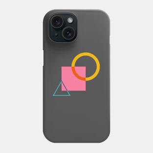 Overlapping Circle, Square, Triangle Phone Case