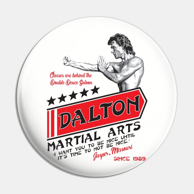 Dalton Martial Arts Pin by Alema Art
