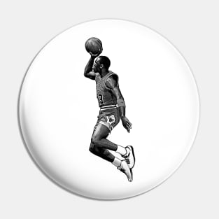 Michael Jordan Dunk  // Drawing Art Pin