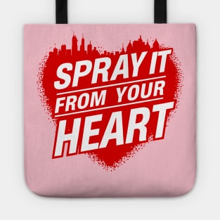 Graffiti Heartbeat Vibes Tote