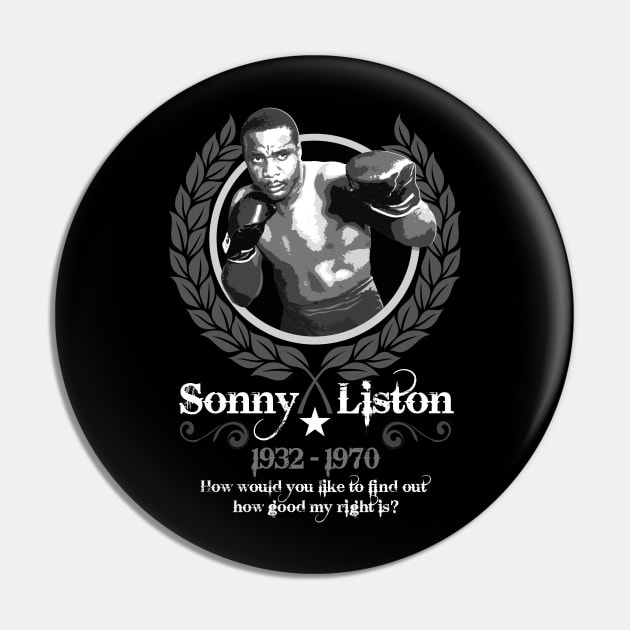 Sonny Liston Pin by Artizan