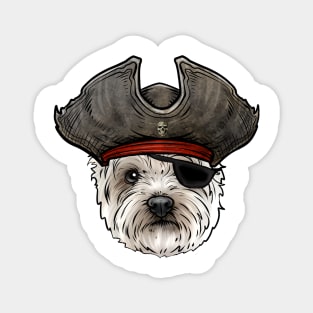 West Highland Terrier Pirate Magnet