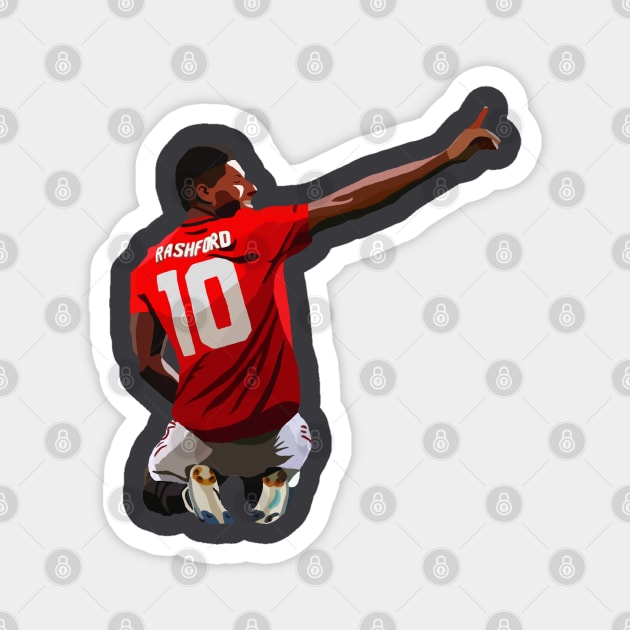 Marcus Rashford Magnet by Webbed Toe Design's