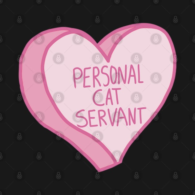 Personal Cat Servant Pink Love Heart by ROLLIE MC SCROLLIE