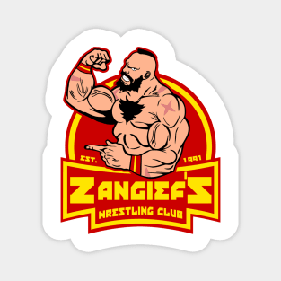 Red Cyclone's Wrestling Club Magnet