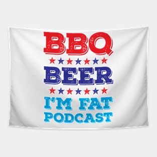 BBQ Beer I’m Fat Podcast Tapestry