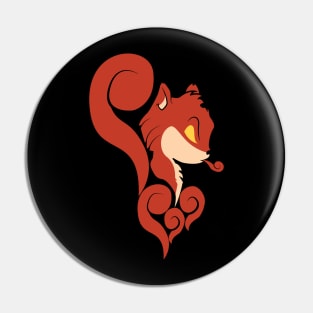 Swirl Squirrel Pin