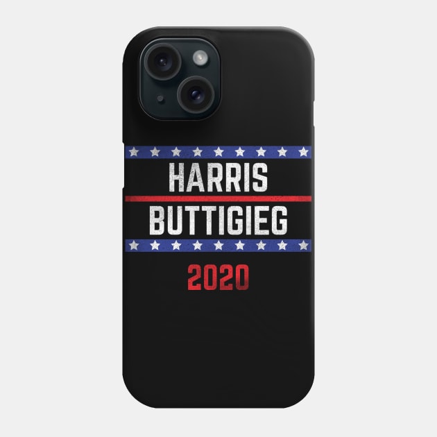 Kamala Harris and Pete Buttigieg on the one ticket? Dare to dream. Presidential race 2020 Distressed text Phone Case by YourGoods