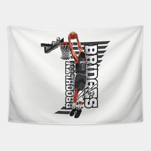 Mikal Bridges Brooklyn vintage style T-shirt Tapestry