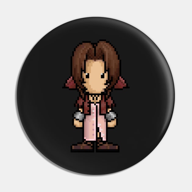 FF7 Advent Children Aerith Pin by PixelKnight